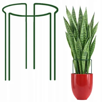 PODPORA DO ROŚLIN kwiatów Pierścieniowa Ogrodowa 115 cm Mocna pergola METAL