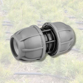 Złączka skręcana do rur węża PE fi 40 mm Łącznik Przelot Nawadnianie