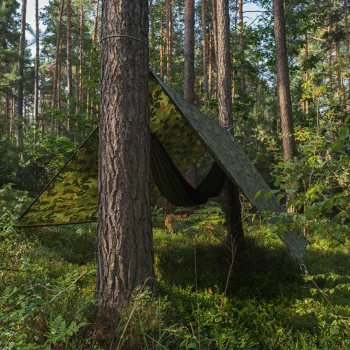 Plandeka kamuflażowa moro zielona 90 g/m2 3x3m MOCNA osłona