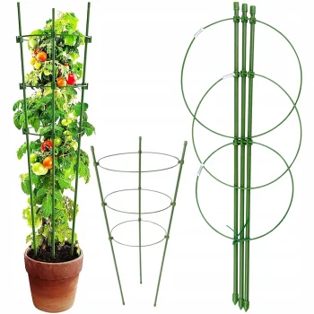 Podpora do roślin pierścieniowa Podpórka do kwiatków ogrodowa 60 cm