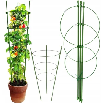 Podpora do roślin pierścieniowa Podpórka do kwiatków ogrodowa 60 cm