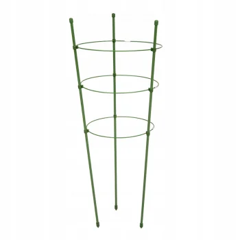 Podpora Pierścieniowa do roślin kwiatów 75cm Metalowa Podpórka OBRĘCZE
