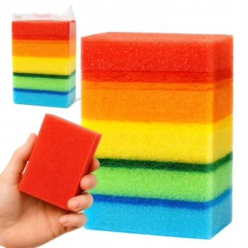 GĄBKI KUCHENNE DO ZMYWANIA NACZYŃ TRADYCYJNE 5 SZT