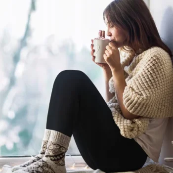 LEGGINSY PRĄŻEK OCIEPLANE BAMBUSOWE NA ZIMĘ CIEPŁE GETRY WYGODNE M/L