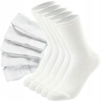 10x SKARPETY MĘSKIE Frotta BAWEŁNIANE Skarpetki Wysokie Frotte CIEPŁE 40-43