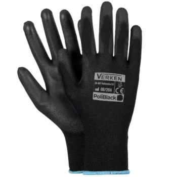 12x Rękawiczki RĘKAWICE robocze Poliuretan MOCNE Ochronne Budowlane M 8