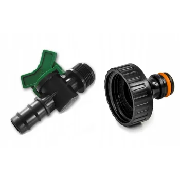 Linia kroplująca z kompensacją Nawadnianie kropelkowe 25m +24 el. mocny wąż