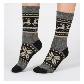 6x Skarpety damskie ZIMOWE Wełna z Alpaki Skarpetki GRUBE CIEPŁE 39-42