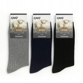 3x Skarpety męskie Z WEŁNY NA ZIMĘ Angora CIEPŁE MIĘKKIE NA ZIMĘ 39-42