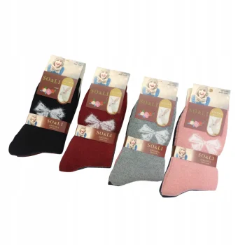 3x Skarpety damskie Zimowe Wełniane ANGORA CIEPŁE SKARPETKI NA ZIMĘ 39-42