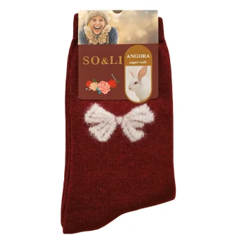 3x Skarpety damskie Zimowe Wełniane ANGORA CIEPŁE SKARPETKI NA ZIMĘ 39-42
