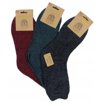 6x Skarpety męskie Zimowe Wełniane Alpaka CIEPŁE SKARPETKI NA ZIMĘ 40-43