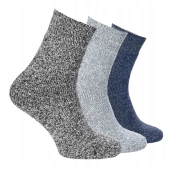 6x Skarpety męskie Zimowe Wełniane Alpaka CIEPŁE SKARPETKI NA ZIMĘ 40-43