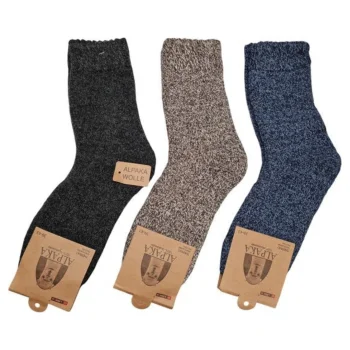 6x Skarpety męskie Zimowe Wełniane Alpaka CIEPŁE SKARPETKI NA ZIMĘ 40-43