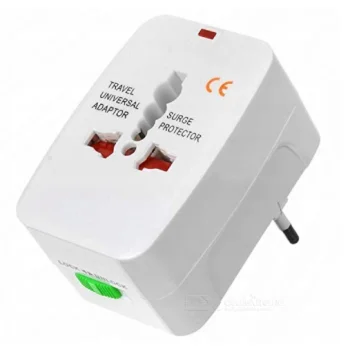 ADAPTER PRZEJŚCIÓWKA PODRÓŻNA WTYCZKA ANGIELSKA GNIAZDKA UK USA EU ŚWIAT