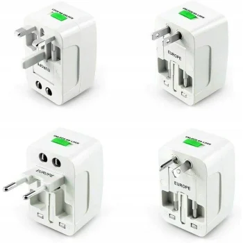 ADAPTER PRZEJŚCIÓWKA PODRÓŻNA WTYCZKA ANGIELSKA GNIAZDKA UK USA EU ŚWIAT