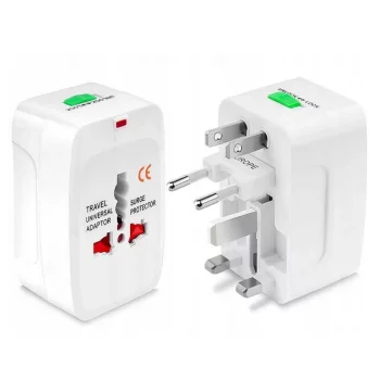 ADAPTER PRZEJŚCIÓWKA PODRÓŻNA WTYCZKA ANGIELSKA GNIAZDKA UK USA EU ŚWIAT