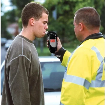 ALKOMAT CYFROWY Elektroniczny TESTER TRZEŹWOŚCI Ld Promile + USTNIKI