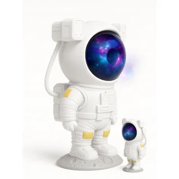 PROJEKTOR GWIAZD ASTRONAUTA DLA DZIECI LAMPKA NOCNA RZUTNIK LED LASEROWY