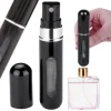 Atomizer do perfum Podróżny dozownik Flakon podręczny Spray czarny 5 ml