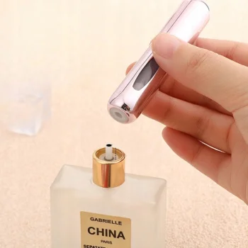 Atomizer do perfum Podróżny dozownik Flakon podręczny Spray Różowy 5 ml