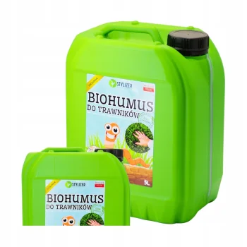 BIOHUMUS DO TRAWNIKÓW organiczny NAWÓZ naturalny DO TRAWY OGRODU 5L eko