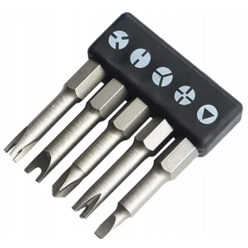 BITY WKRĘTAKI Precyzyjne TRÓJKĄTNE Specjalistyczne Zestaw 5 szt.