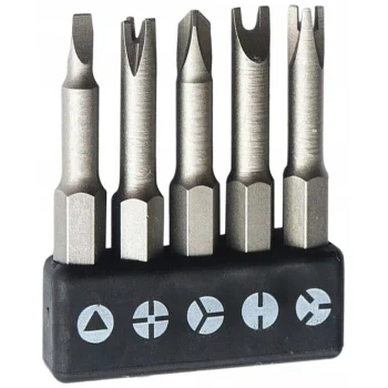 BITY WKRĘTAKI Precyzyjne TRÓJKĄTNE Specjalistyczne Zestaw 5 szt.
