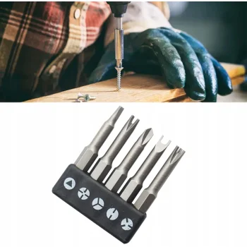 BITY WKRĘTAKI Precyzyjne TRÓJKĄTNE Specjalistyczne Zestaw 5 szt.