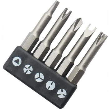 BITY WKRĘTAKI Precyzyjne TRÓJKĄTNE Specjalistyczne Zestaw 5 szt.