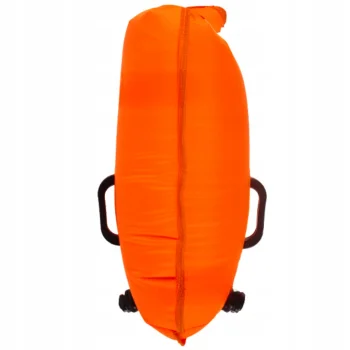 BOJA DMUCHANA ASEKURACYJNA DO PŁYWANIA BOJKA PŁYWACKA 2W1 SUCHA KIESZEŃ