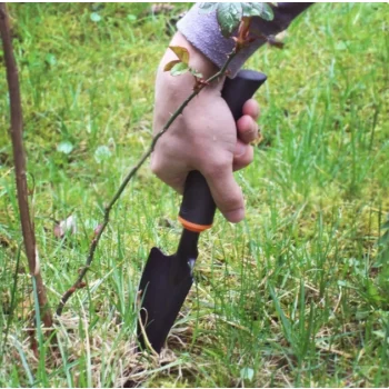 ŁOPATKA OGRODOWA Szeroka Solidna do Ogrodu Sadzenia Przesadzania METALOWA