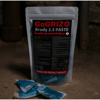 TRUTKA TRUCIZNA ŚRODEK NA SZCZURY MYSZY GRYZONIE PASTA SASZETKI 1KG MOCNA