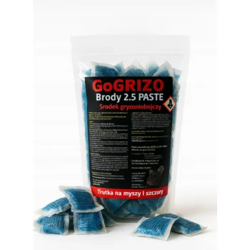 TRUTKA TRUCIZNA ŚRODEK NA SZCZURY MYSZY GRYZONIE PASTA SASZETKI 1KG MOCNA