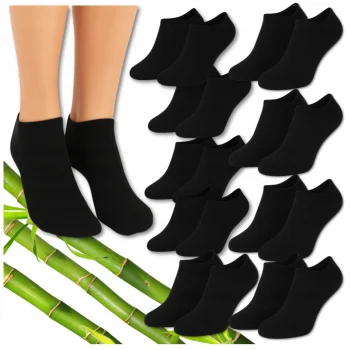 10x Skarpety stopki UNISEX męskie damskie BAMBUSOWE Skarpetki wygodne 39-42