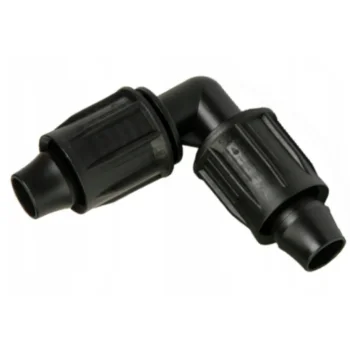 Kolano złączka Skręcana do rura linia kroplująca QJ 16mm-16mm