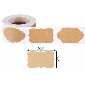 Etykiety naklejki samoprzylepne na przyprawy słoiki prezenty 250 sztuk