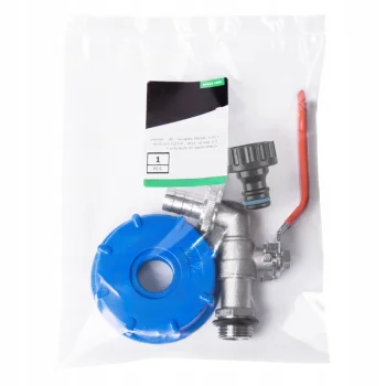 Kran do mauzera ZAWÓR PRZYŁĄCZE Metalowe 1000L Zestaw do Zbiornika Wąż 1/2