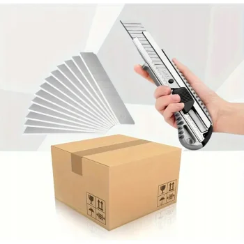 Ostrza Ostrze Wymienne do Noża Nożyka Łamane 18mm Wkłady Wkład 10szt