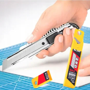 Ostrza Ostrze Wymienne do Noża Nożyka Łamane 18mm Wkłady Wkład 10szt