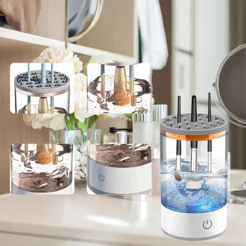 Bezprzewodowa Myjka Urządzenie do Mycia Pędzli Kosmetycznych do Makijażu