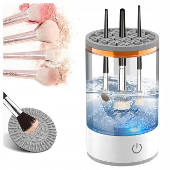 Bezprzewodowa Myjka Urządzenie do Mycia Pędzli Kosmetycznych do Makijażu
