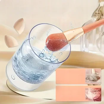 Bezprzewodowa Myjka Urządzenie do Mycia Pędzli Kosmetycznych do Makijażu