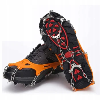 Raczki Kolce Łańcuchy do Butów na Lód Antypoślizgowe Uniwersalne w góry