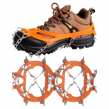 Raczki Kolce Łańcuchy do Butów na Lód Antypoślizgowe Uniwersalne w góry