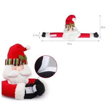 SPINKA Zapinka do firanek firan Zasłon Świąteczna ZAPIĘCIE Mikołaj KLAMRA