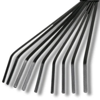 MIOTŁO GRABKI OGRODOWE OGRODNICZE Metalowe PAZURKI do ogrodu do liści