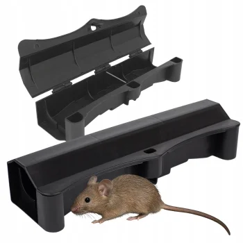 KARMNIK DERATYZACYJNY NA MYSZY SZCZURY STACJA TUNEL duży 33 cm