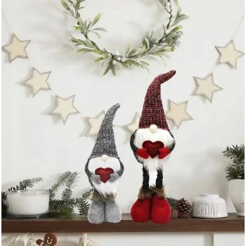 SKRZAT ŚWIĄTECZNY KRASNAL REGULOWANY TELESKOPOWY GNOM 52-42 CM DEKORACJA