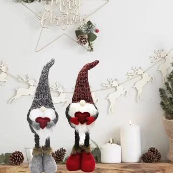 SKRZAT ŚWIĄTECZNY KRASNAL REGULOWANY TELESKOPOWY GNOM 52-42 CM DEKORACJA